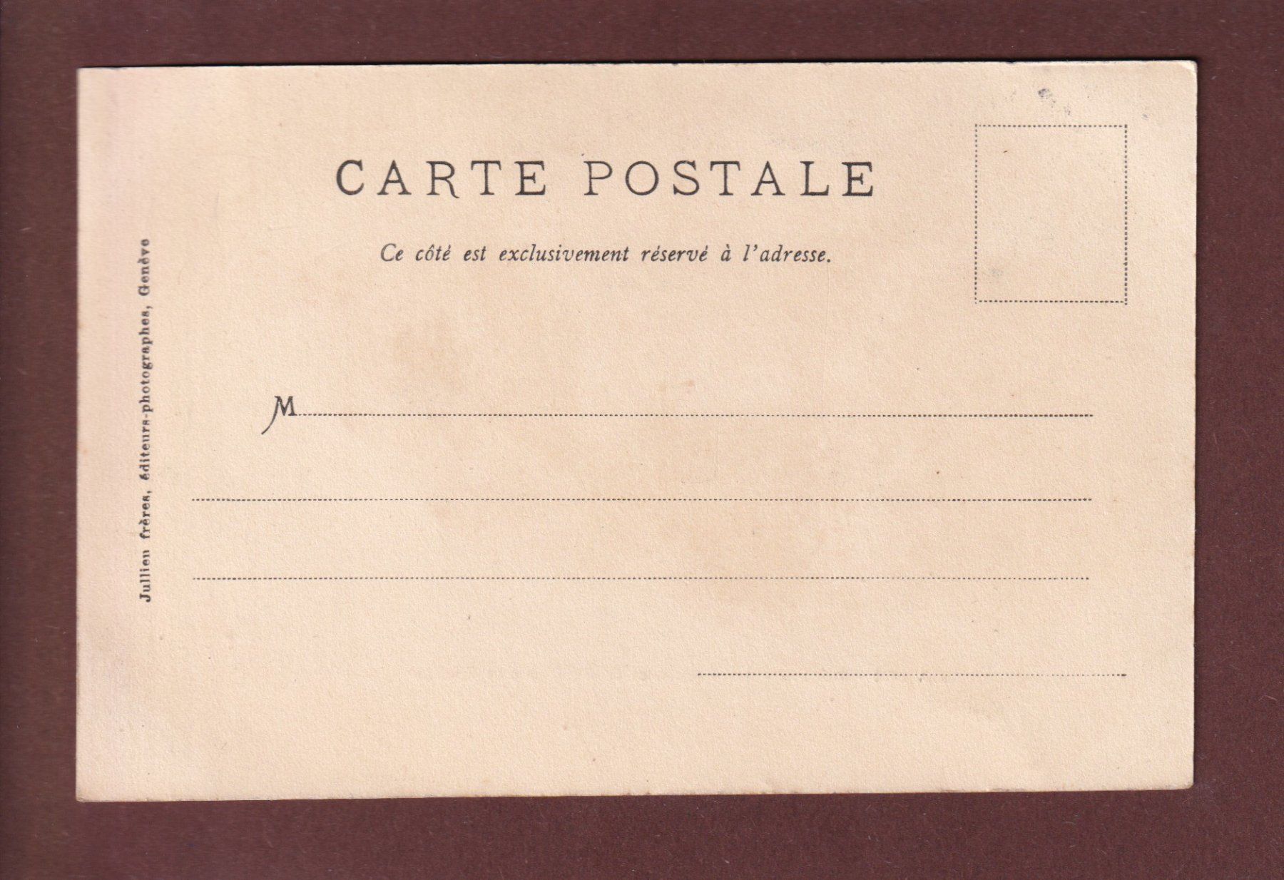 Cartoline postali: GENEVE - Sentier des Saules – Usato da Pully venduto da nicecards 1