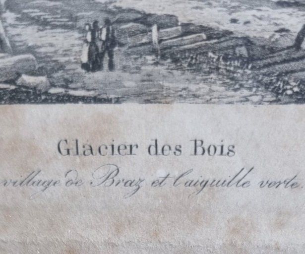 Incisioni: Stich Glacier des Bois – Usato da Flums venduto da Flumsantik 3