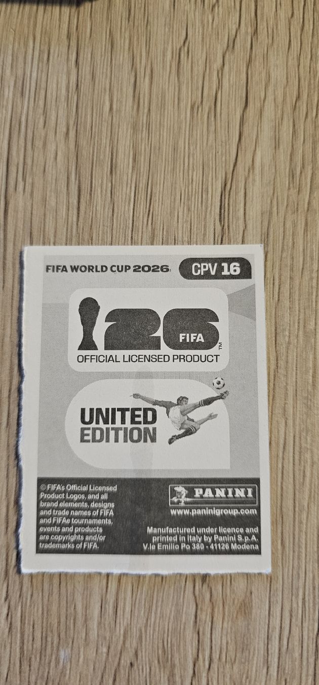 Panini Cartes à collectionner: Fifa World Cup Panini CPV 16 – Neuf (Voir description) à Biel VS par volcom8702 1