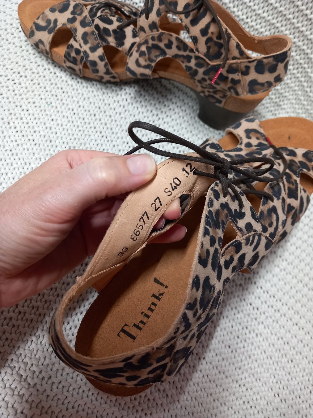 Think Damenschuhe: Think! Sandalen /Pumps Gr.40 Leo-Muster, NEU – Neu (gemäss Beschreibung) aus Merligen von muss_haben 2