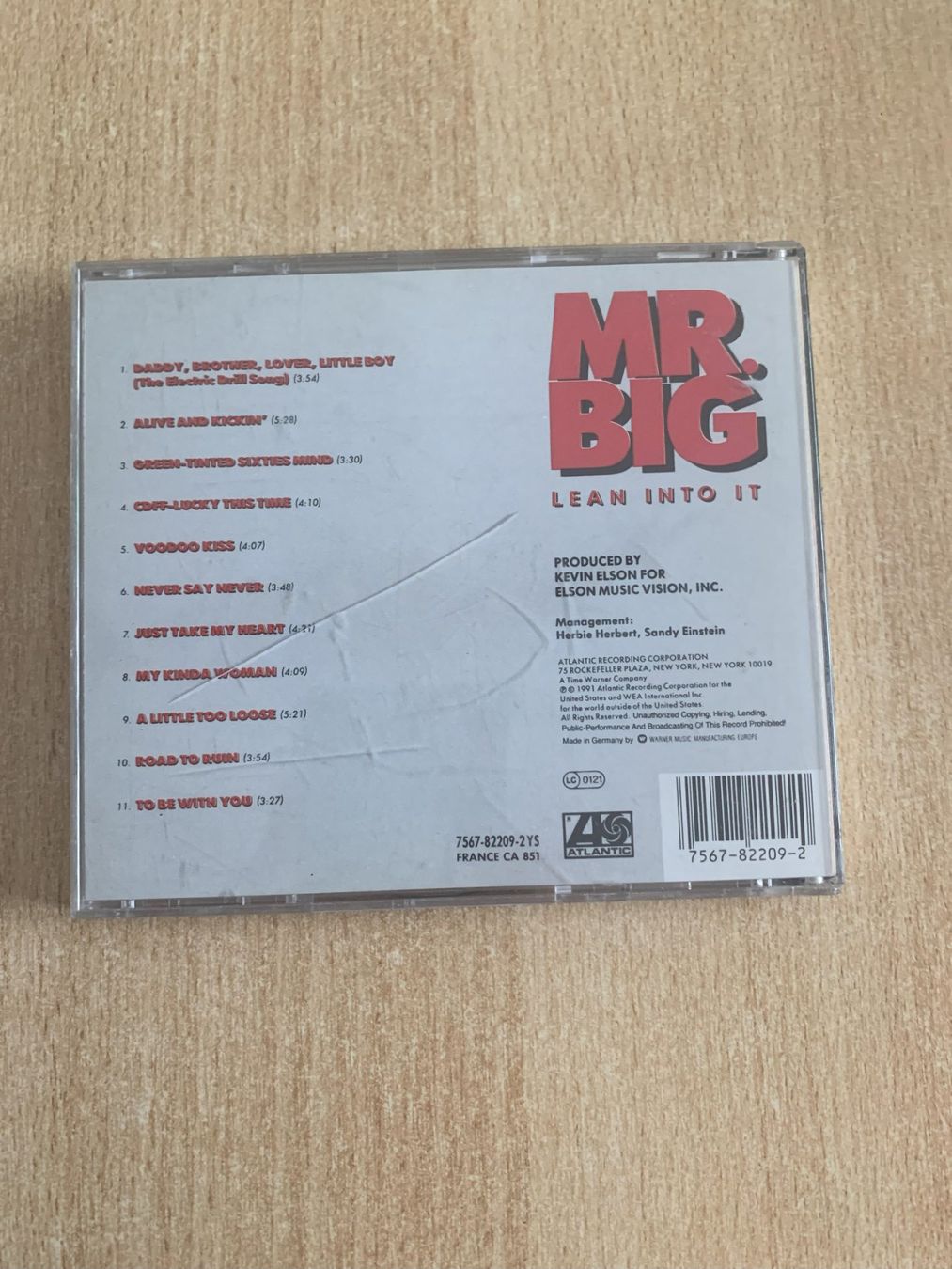 CD: Mr. Big - Lean Into It (CD) – Usato da Reinach BL venduto da con_ync2 1