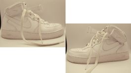 NIKE sneakers AIR FORCE 1 Mid ‘07 Cuir blanc