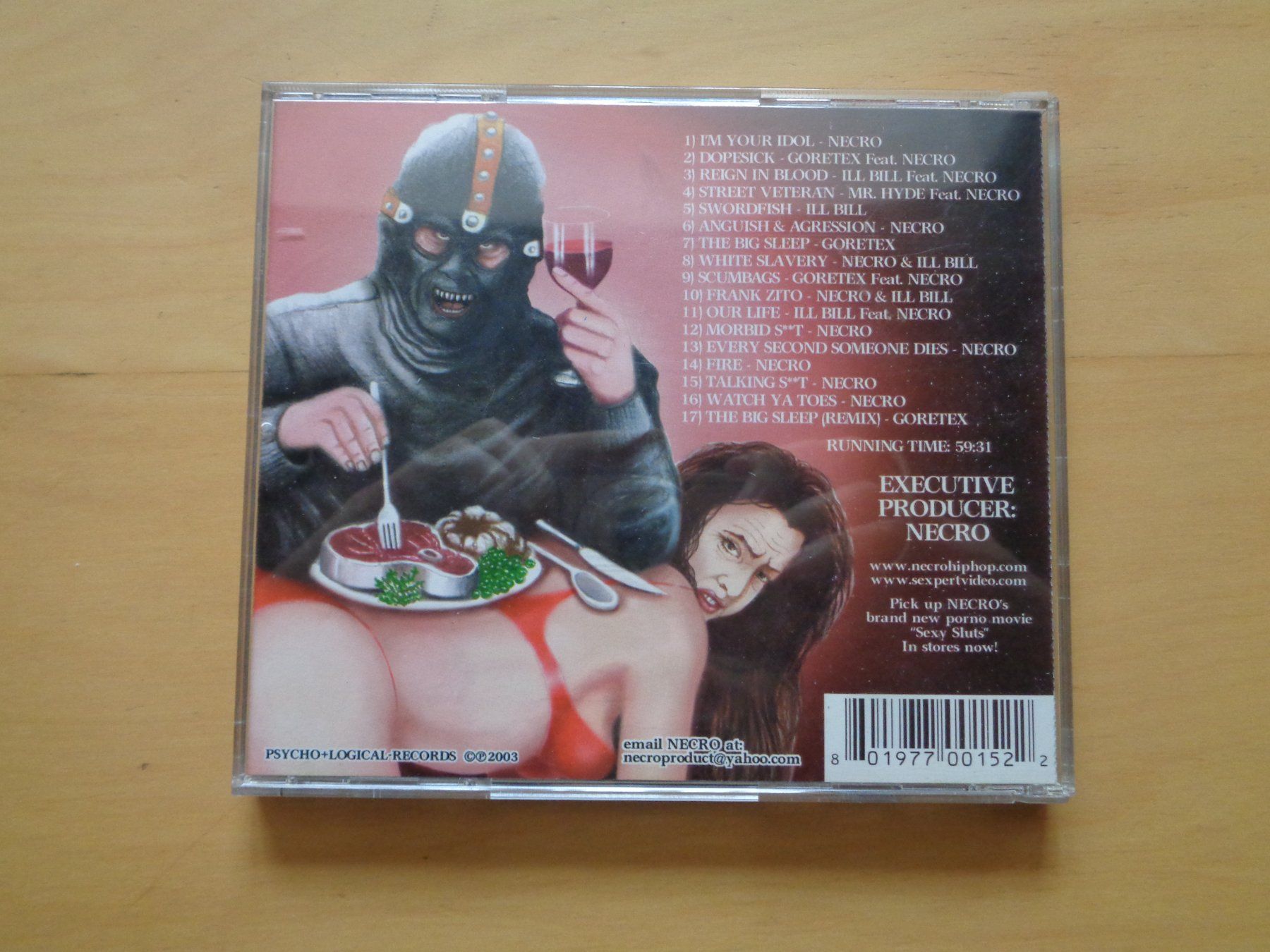 CD: Necro - Brutality Part 1 - RARE ! – Usato da Romainmôtier venduto da Oaxaca9 2