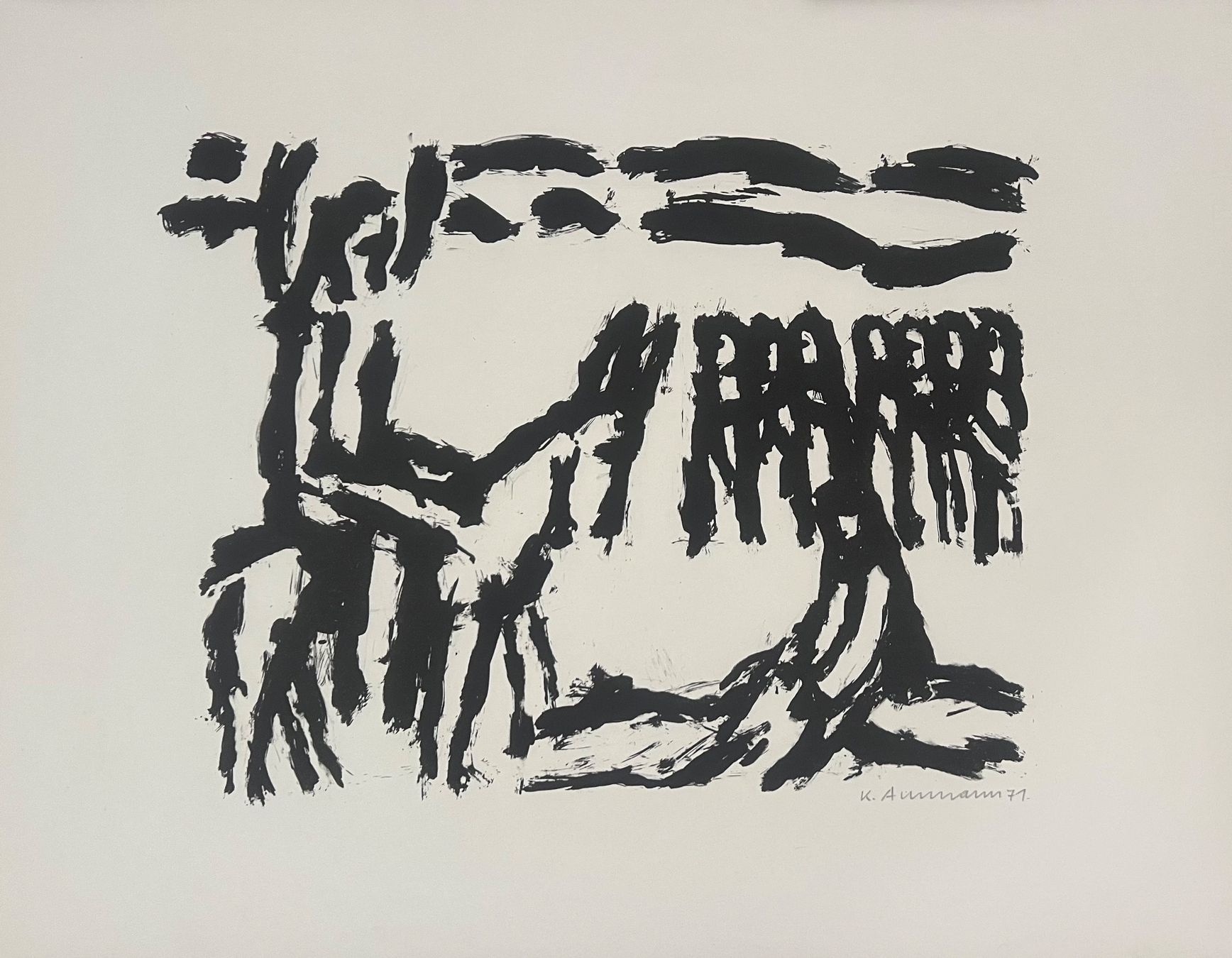 Grafiken & Lithographien: Karl Ammann, handsigniert – Gebraucht aus Rain von Pic-Ass 2
