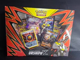 POKEMON SINGEL STRIKE URSHIFU V BOX mit 4 Booster + mehr