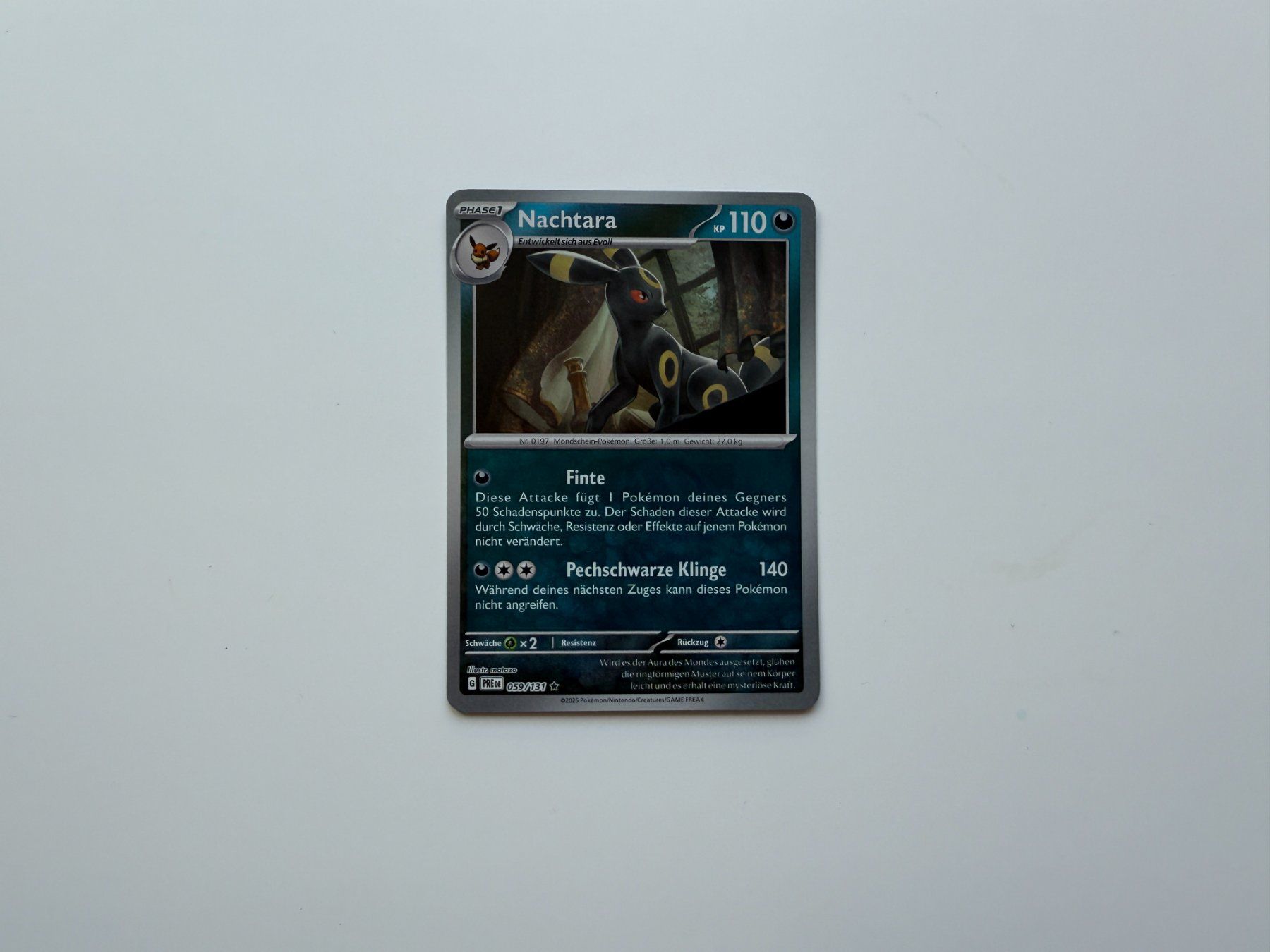 Pokémon Sammelbilder & Trading cards: Umbreon MASTERBALL Prismatic Evolutions Nachtara DE Pokemon – Neu (gemäss Beschreibung) aus Zürich von dren