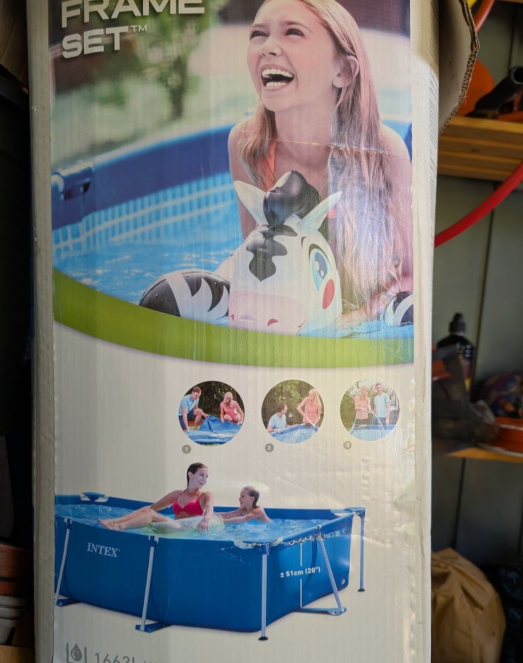Intex Piscines: Intex frame Swimming pool rechteckig  – D'occasion à Nods par BieneS 5