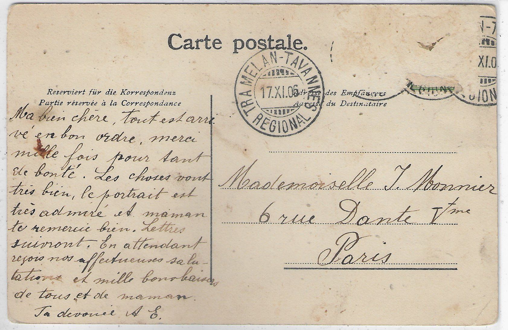 Cartoline postali: Tramelan - Multiview 1906 – Difettoso da Ettingen venduto da Kartenplanet 1