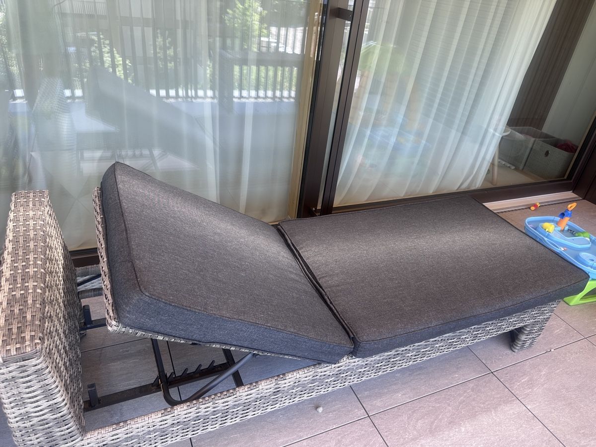 Divani: Gartenmöbel-Set Chicago 6-Sitzer 4-teilig Polyratten grau – Usato da Richterswil venduto da jul_qnt6 4