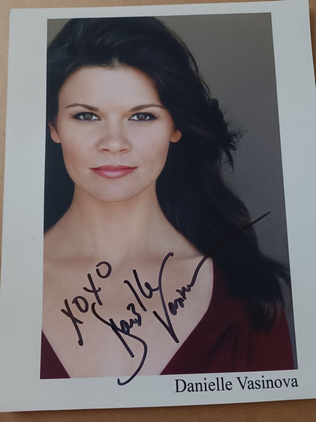 Autografi: Danielle Vadinova - handsigniert - 20x25 – Usato da Menziken venduto da Artographs