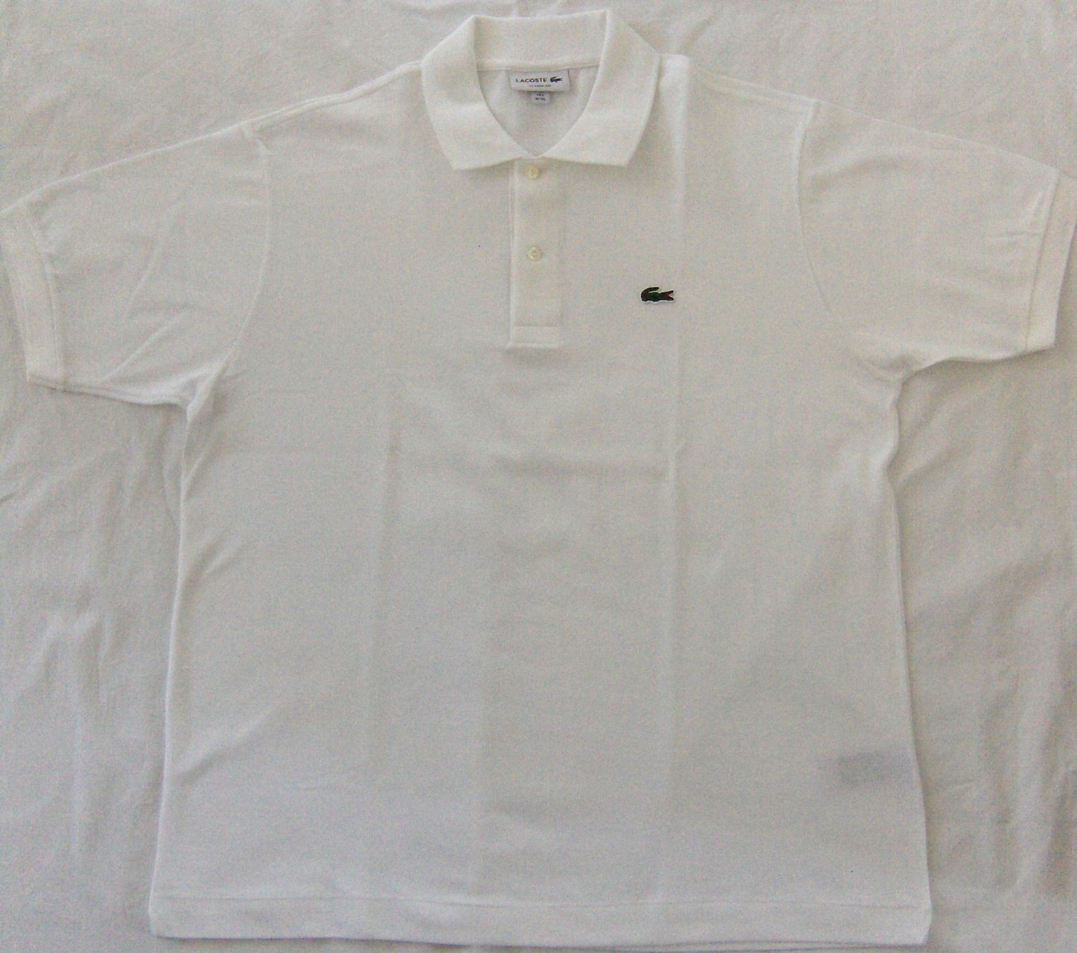 Lacoste Magliette Polo: Lacoste Poloshirt weiss Grösse XL – Usato da Dübendorf venduto da mar_85sd 6