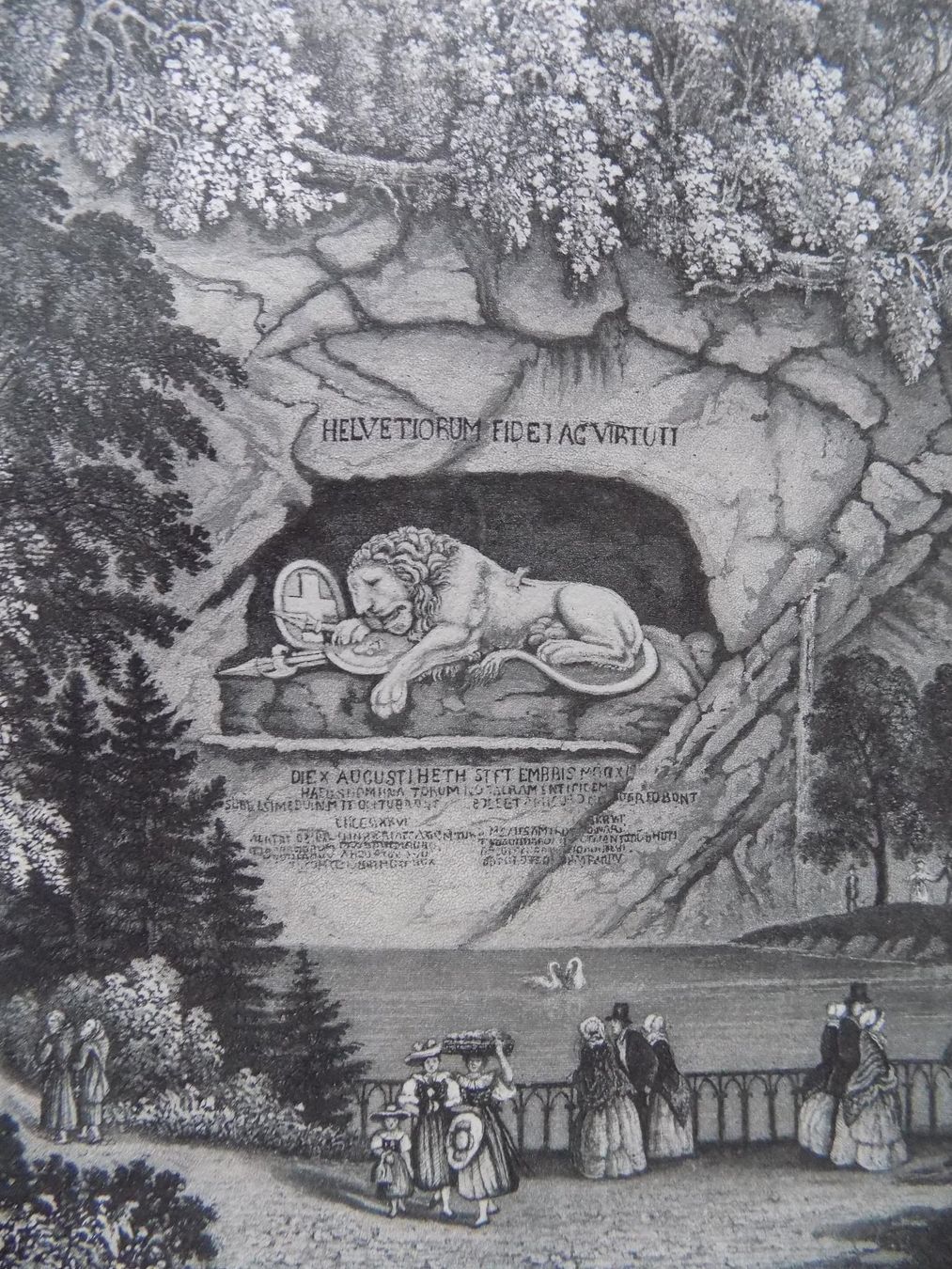 Gravures: Luzern Löwendenkmal – D'occasion à Risch par Rischli15 4