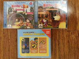 Mascha der Bär & Monika Häuschen, 4 Kinder Hörspiel CD's