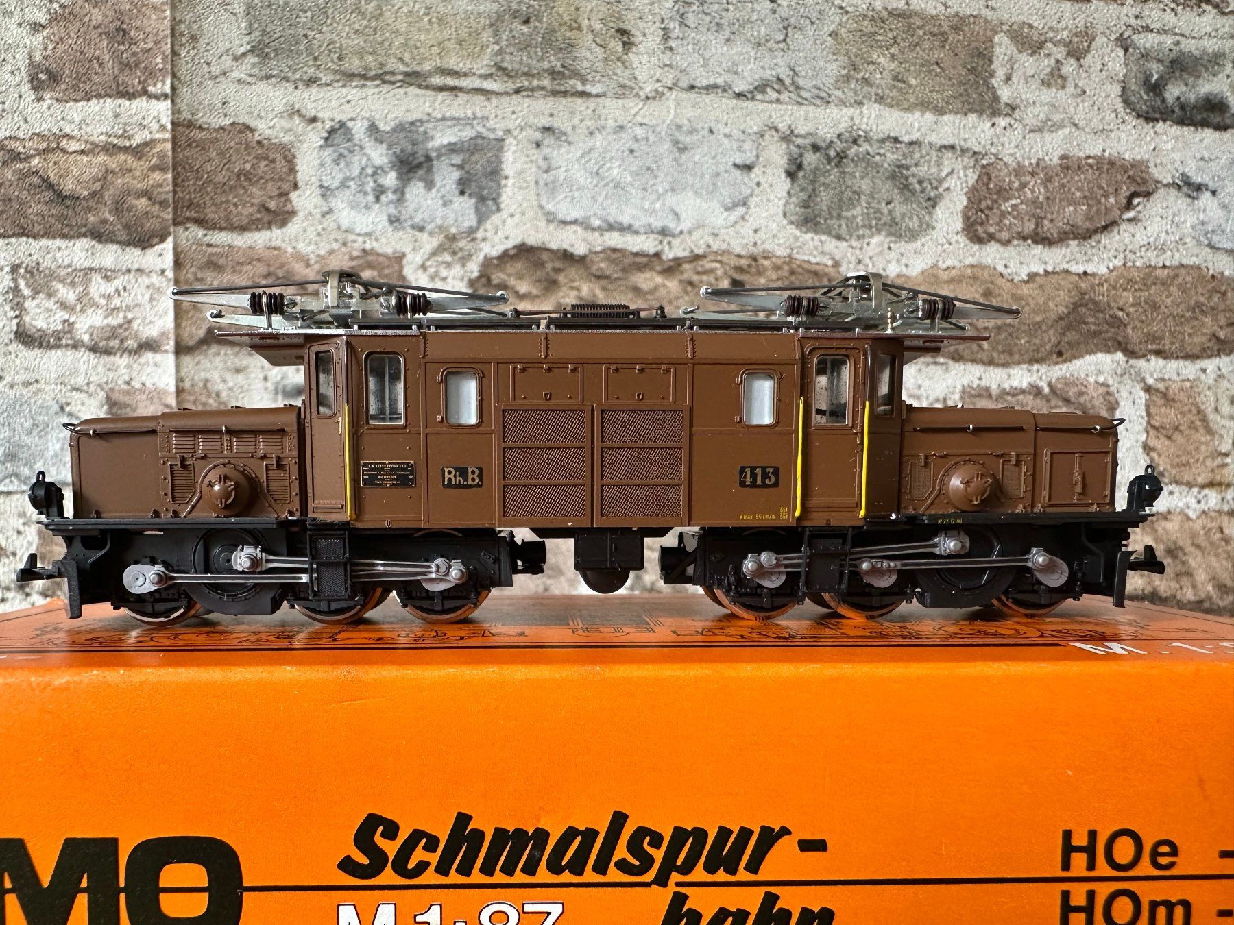 Bemo Modellini di ferrovie: Bemo RhB Krokodil & 6 Güterwagen – Nuovo (secondo la descrizione) da Pfaffnau venduto da Rex2603 2