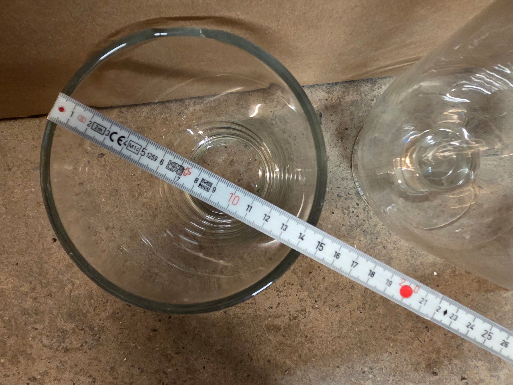 Vase & Récipients: 3 diverse Glasvasen oder Dekogläser – D'occasion à St. Gallen par Razoon77 3