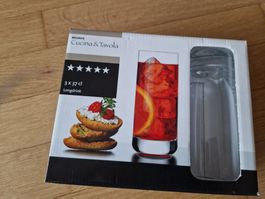 Migros Cucina & Tavola Longdrink Gläser, 3er Set, Neu!