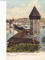 Luzern Kapellbrücke ca. 1915