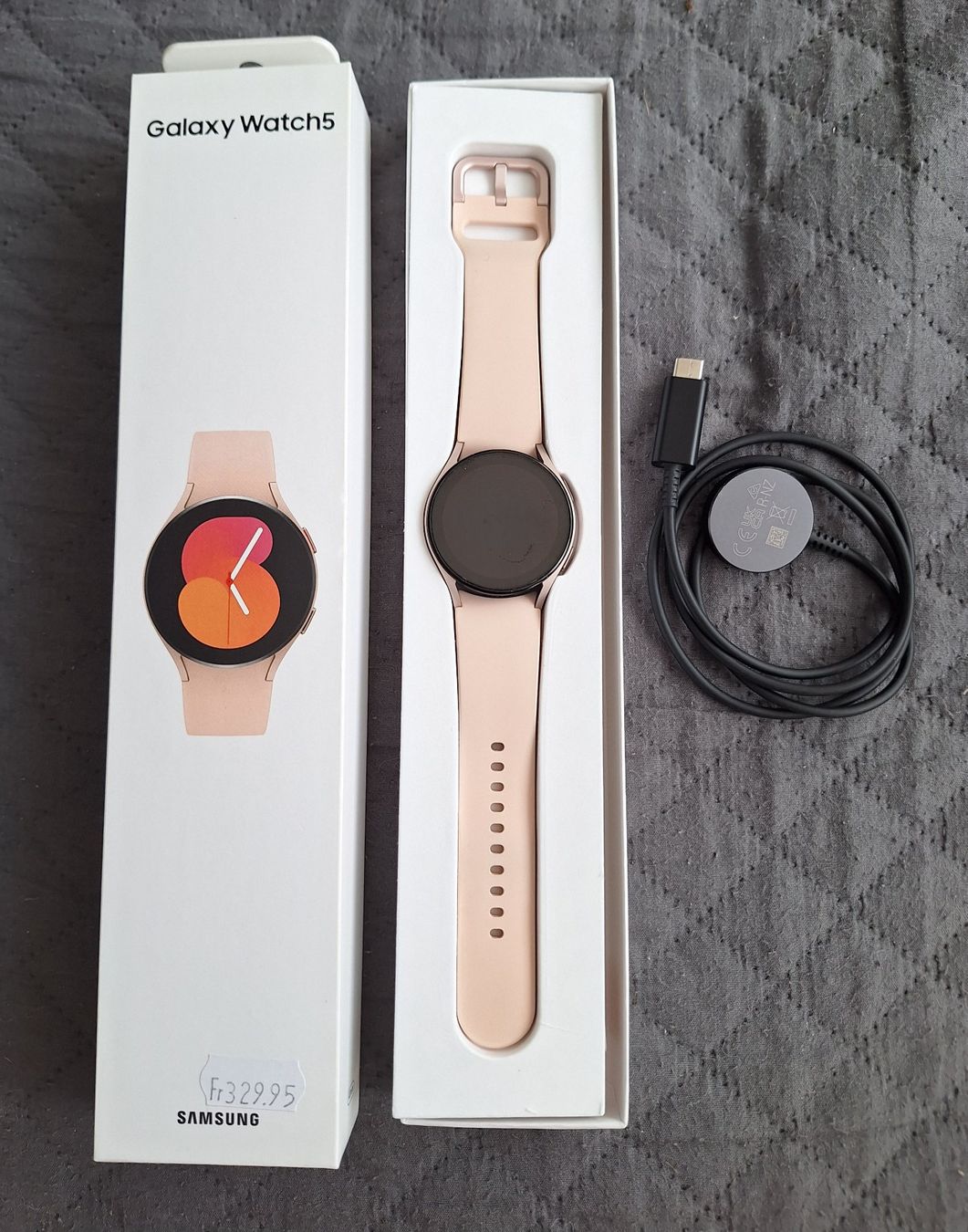Samsung Smartwatch: Samsung Galaxy Watch 5 Pink gold – D'occasion à Hölstein par Niki78