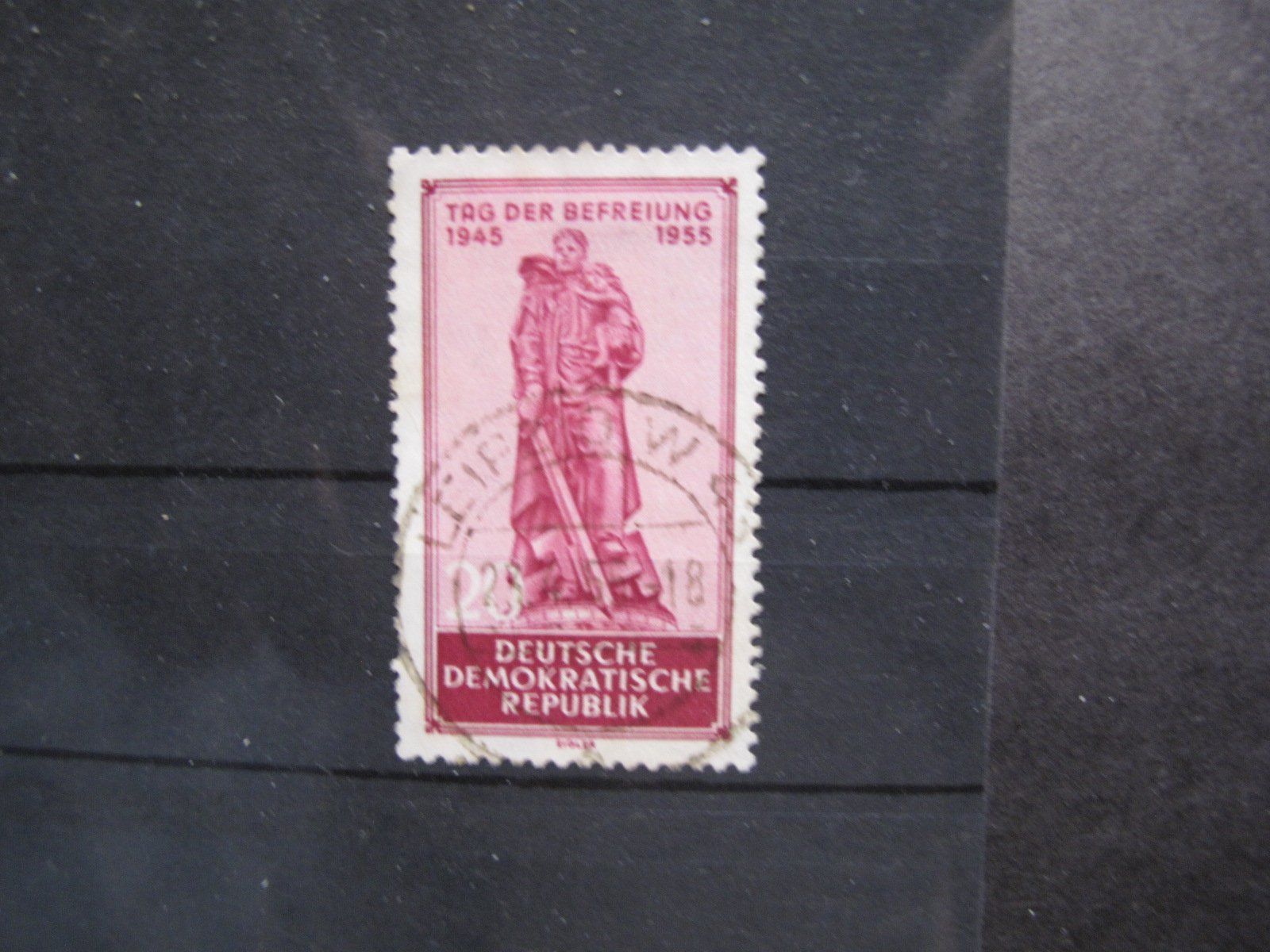 Tutti i francobolli: DDR 1955 Jahrestag der Befreiung gest. – Usato da Wil SG venduto da fva01