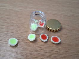 Retro 80er Schleckmuscheln Glas Handgemacht, auch für Maileg