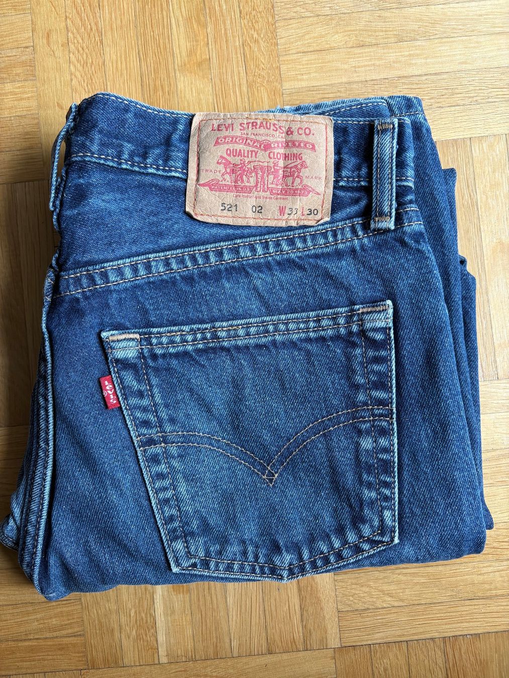 Levi's Jeans: Lewis 521 - Blau - W33 L30 – Usato da Zürich venduto da Malcom