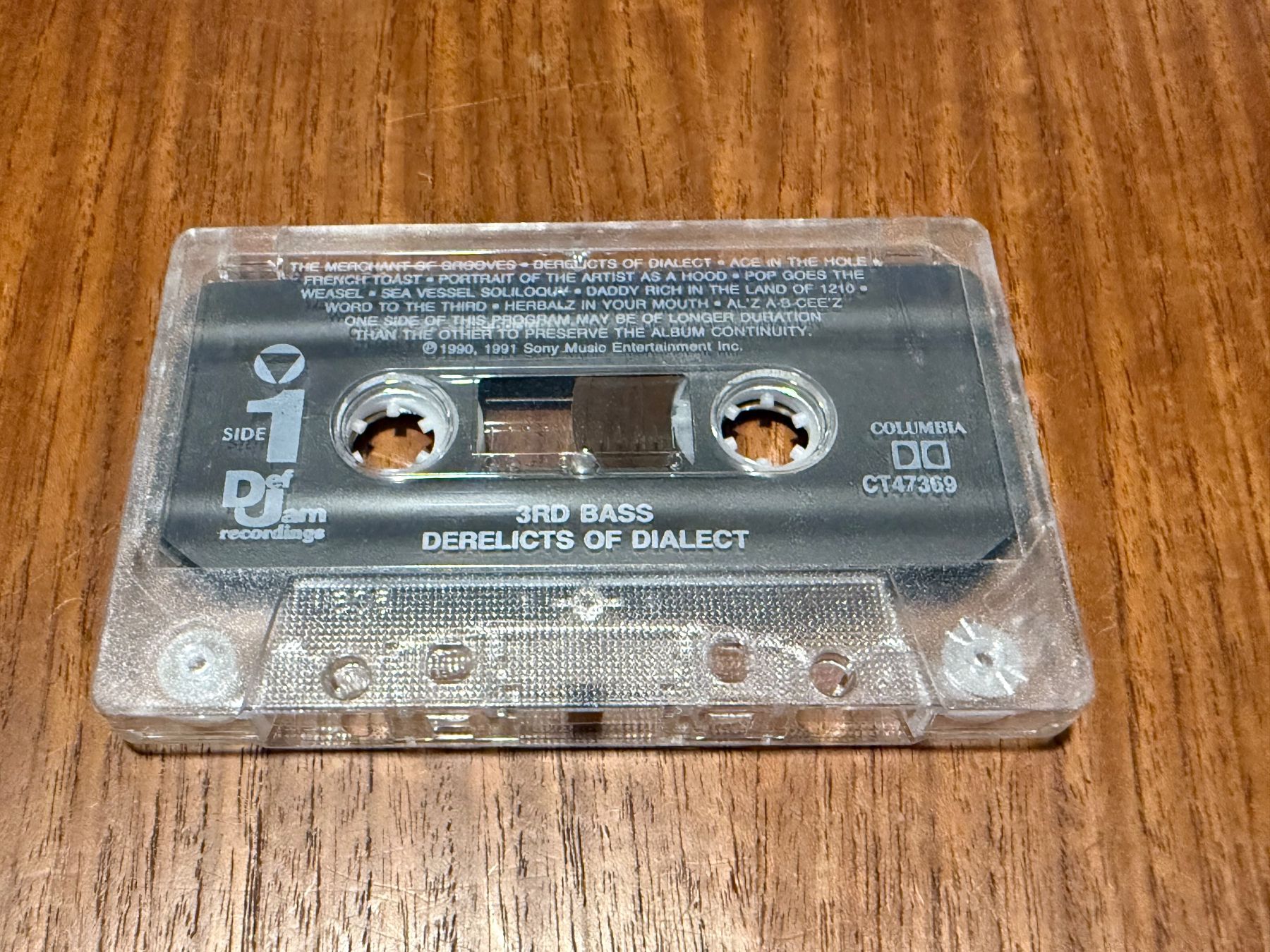 Musicassette: 3RD BASS - derelicts of dialect / US 1991 MC – Usato da Delémont venduto da cpop 2