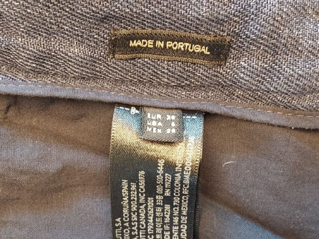 Massimo Dutti Pantaloni: Leinenhose dunkelblau Massimo Dutti 38 – Nuovo (secondo la descrizione) da Köniz venduto da scopello12 5