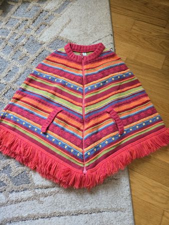 Kinder Poncho gestreift Prénatal Grösse M 