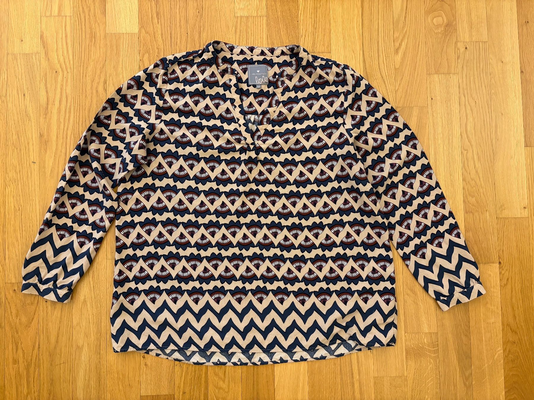Lieblingsstück Camicette: Lieblingsstück - Gemusterte Bluse/Top in Grösse 42 – Usato da Zürich venduto da cassandra1504