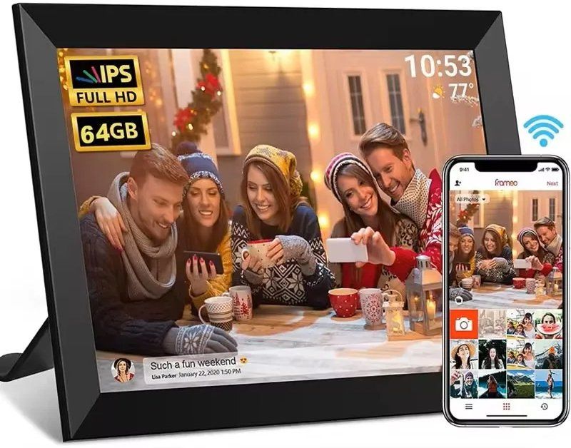 Cornici: Digitaler Bilderrahmen Frameo 10.1" WiFi 32GB IPS Touch – Nuovo e nell'imballaggio originale da Genève venduto da Lotus-18