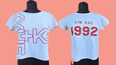 Lot de 2 T-shirts Cropped en Coton – Kendall + Kylie