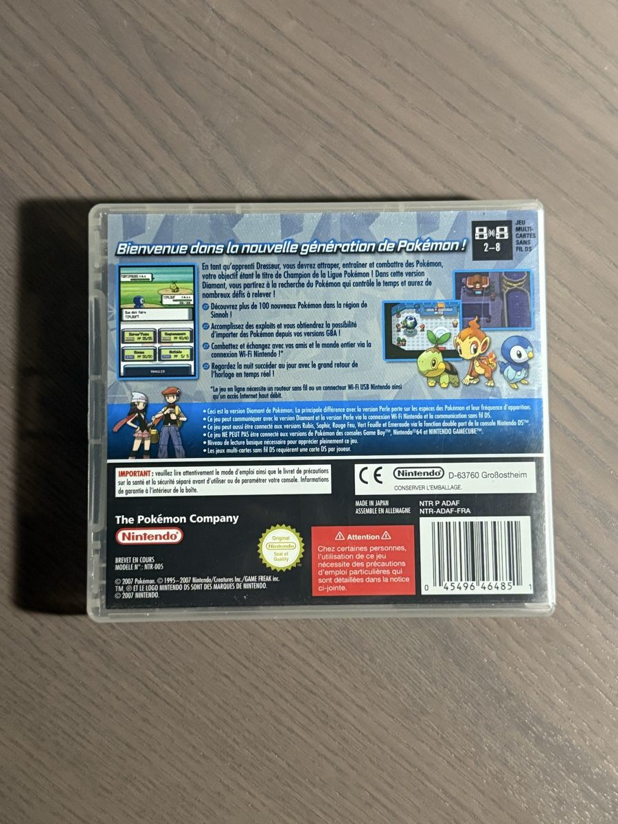 Pokémon Spiele: Pokémon Diamant FR – Gebraucht aus Thônex von retrolovech 2