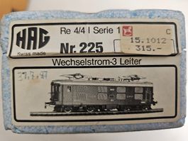 HAG Re 4/4 I Serie 1 Nr. 225 Wechselstrom - Selten!