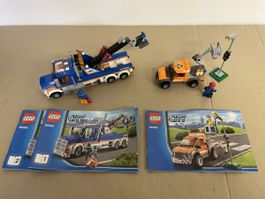 Lego City Abschleppwagen Baustelle 60056 + 60054