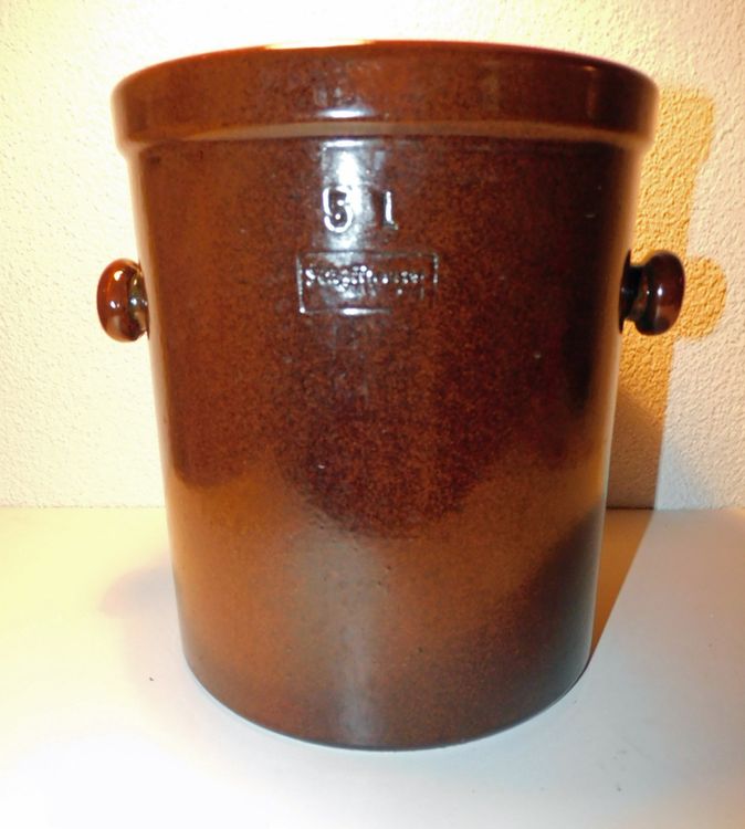 Topf Ton - Sauerkraut Topf 5 liter Topf wie neu (Gebraucht) in Sursee ...