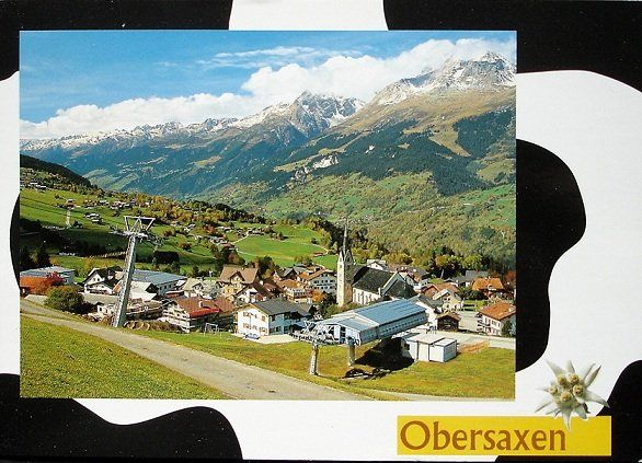 Cartes postales: OBERSAXEN Sesselbahn – D'occasion à Jona par philajona