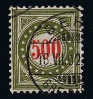 1899 Portomarke ZNr. 22 Gb IIK mit Befund
