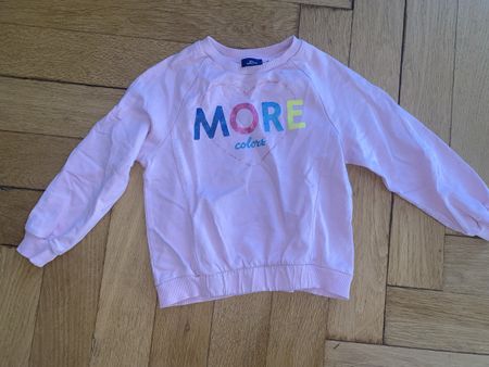 My Chicco Pullover, Gr. 110/5J, Rosa mit Aufdruck ❤️