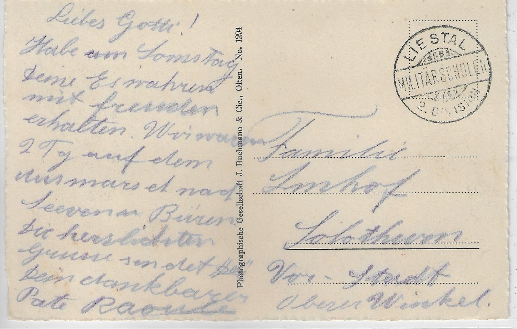 Cartes postales: Liestal von der weissen Fluh – D'occasion à Ettingen par Kartenplanet 1
