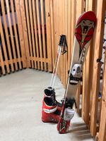 Stöckli Kinderski, Stöcke und Skischuhe