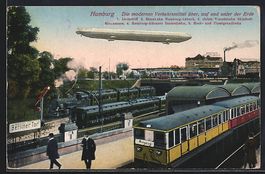 Hamburg, Dei modernen Verkehrsmittel üb