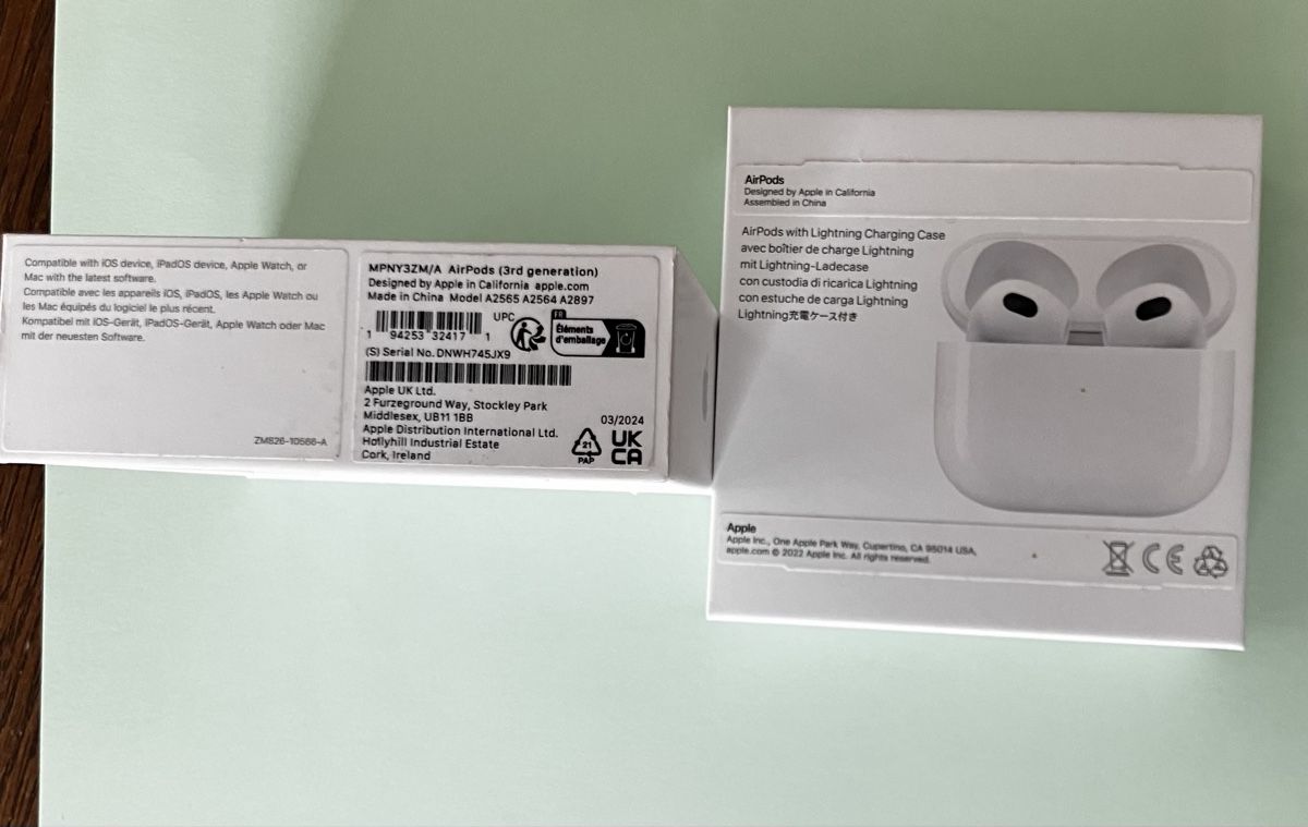 Apple Cuffie: Appel AirPods 3 – Usato da Winterthur venduto da Tom_Oberi 6
