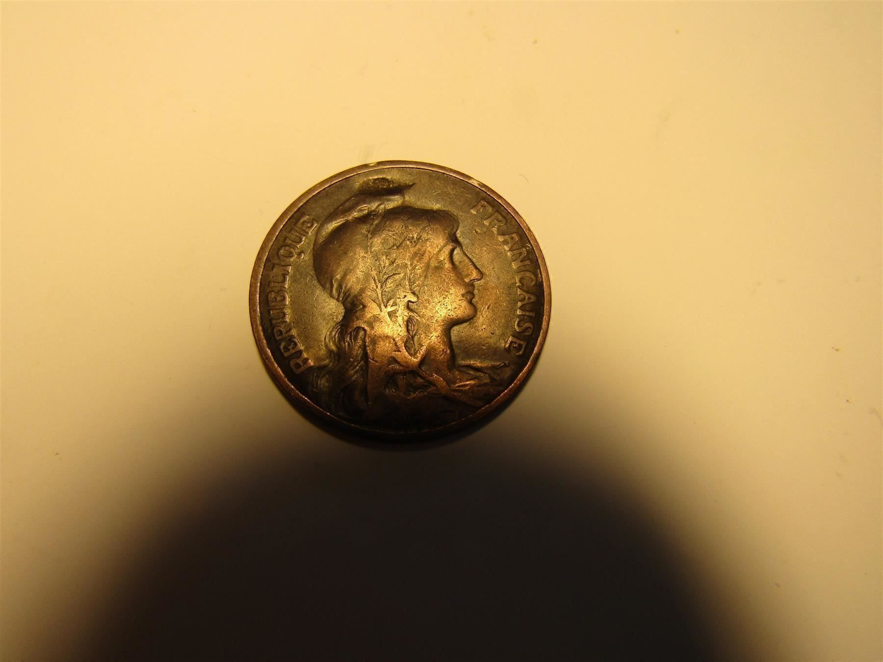 Tutti le monete: 5 Cent Frankreich 1916                               (Nr.13) – Usato da Herzogenbuchsee venduto da Winigo 1