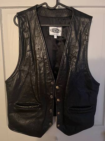 Biker-/Rocker-Lederweste (Grösse L)