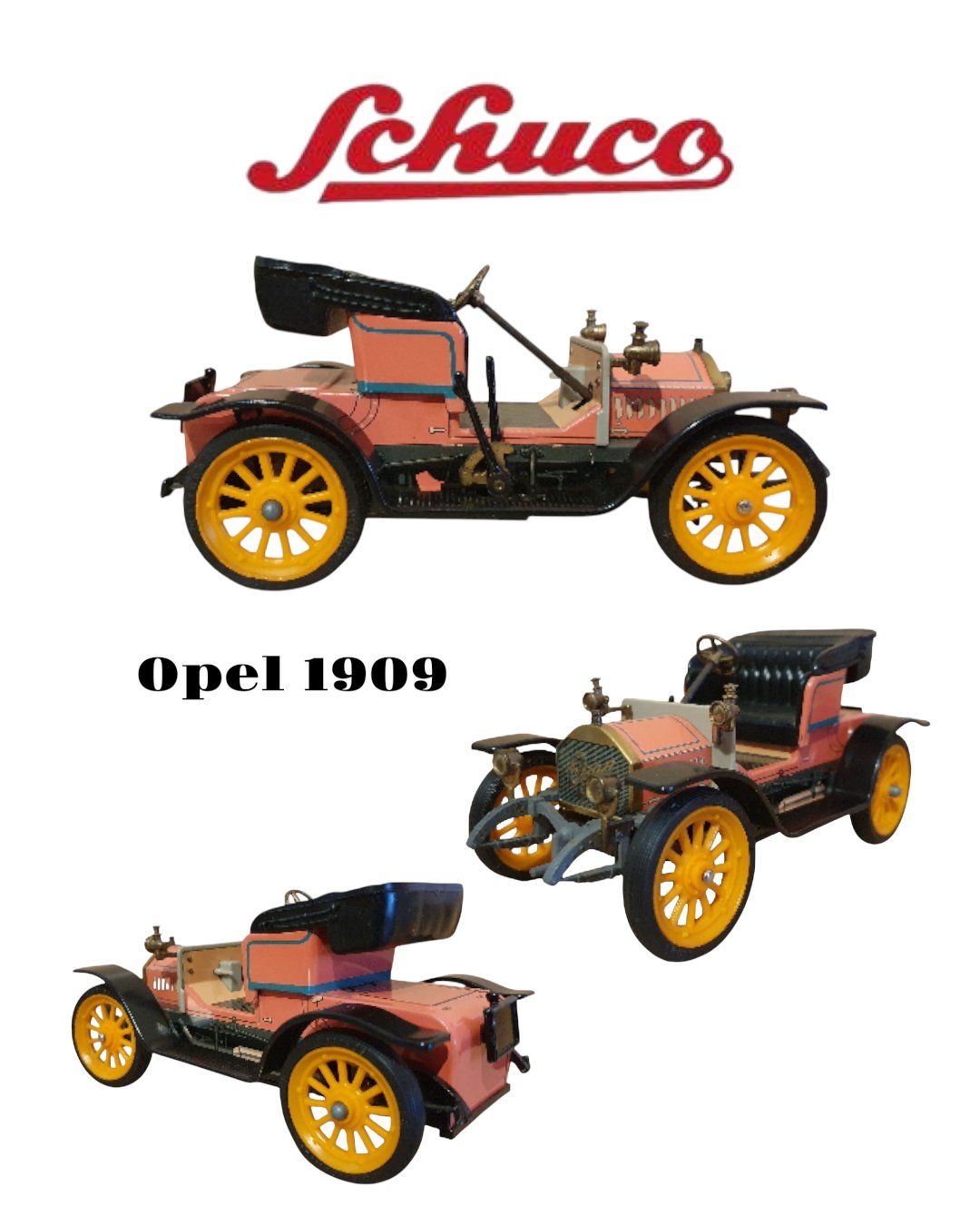 Schuco Giocattoli: Schuco Oldtimer Opel 1909 Rüttelwagen – Usato da Flawil venduto da JaguarXJSHE