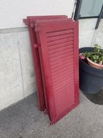 Fensterladen aus Alu rot 6 Stück 