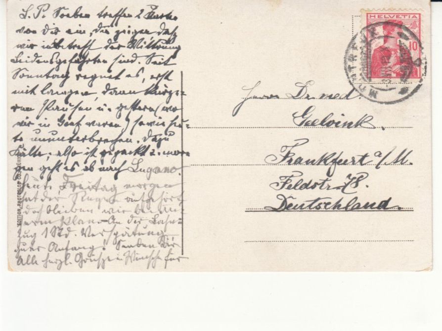 Cartoline postali: Montreux 1910 – Usato da Bürglen TG venduto da StampGraf 1