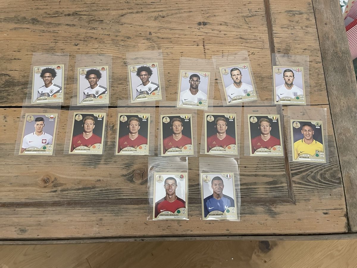 Panini Carte collezionabili: Top joueurs panini 2018 gold – Nuovo (secondo la descrizione) da Treyvaux venduto da goali1fcea