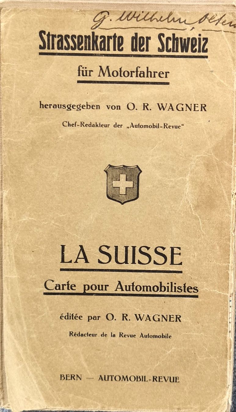 Cartine & Atlanti: STRASSENKARTE DER SCHWEIZ – Usato da Interlaken venduto da Wermon