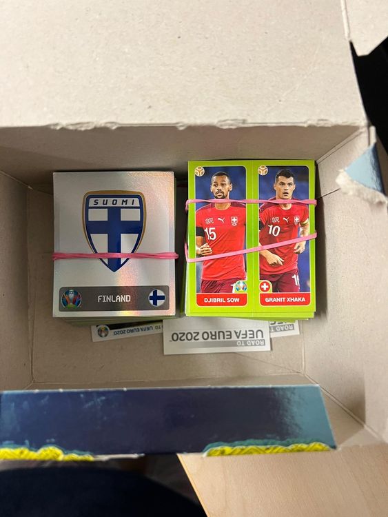 Panini EURO 2020 Sticker - Spieler + Länder ca.240 Sticker (Gebraucht ...